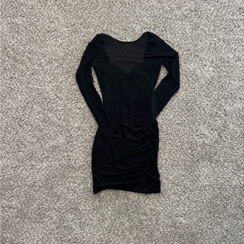 Windsor Black Long Sleeve Dress